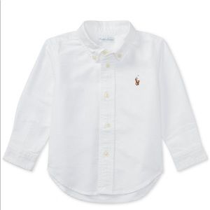 NWT** Ralph Lauren Baby boy Oxford SZ- 9M